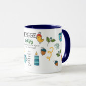 Wie man HYGGE Funny Folk Art Doodle Custom Tasse S (VorderseiteRechts)