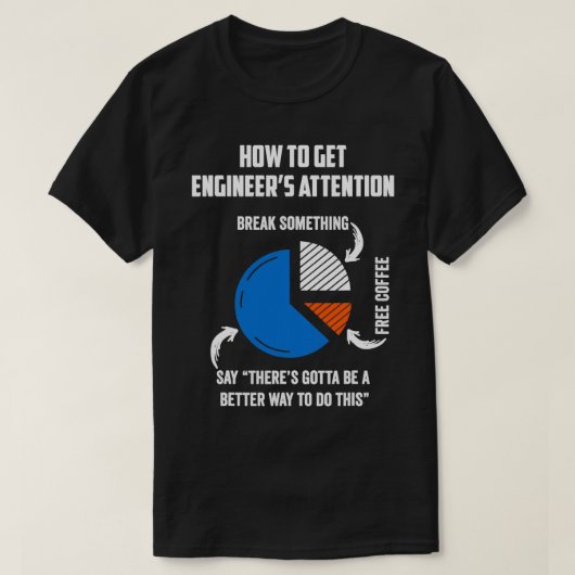 Wie man Ingenieure auf das Geschenk eines lustigen T-Shirt (Design vorne)
