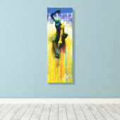 Wie man jemandem zuschlägt leinwanddruck (Insitu (Holzboden))