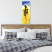 Wie man jemandem zuschlägt leinwanddruck (Insitu (Schlafzimmer))