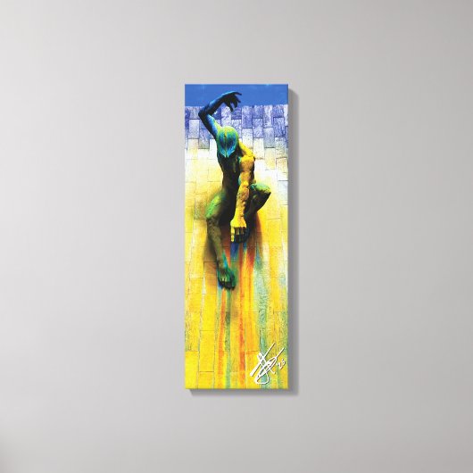 Wie man jemandem zuschlägt leinwanddruck (Vorderseite)