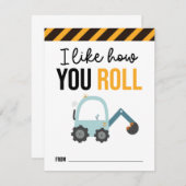 Wie man Kinder baut Valentinkarte Dankeskarte (Vorne/Hinten)