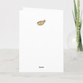 Wie man Künstler wird (leer) Dankeskarte (Rückseite)