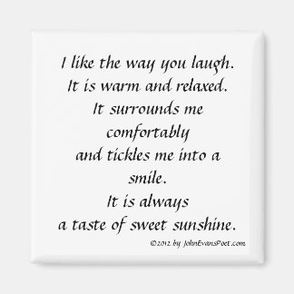 Wie man lacht magnet