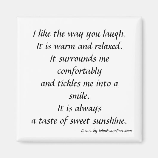 Wie man lacht magnet (Vorne)