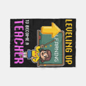 Wie man Lehrer-CK zu schulischen Funny-Gamer-Girls Fleecedecke (Vorderseite (Horizontal))