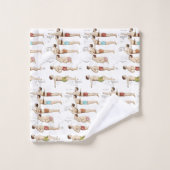 Wie man lustige französische Vintage Badhandtuch Set (Waschlappen)