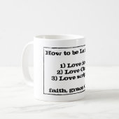 Wie man lutherische Kaffee-Tasse ist Kaffeetasse (Vorderseite Links)