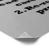 Wie man Math Funny Poster signiert (Ecke)