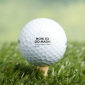 Wie man Math macht Golfball (Insitu T-Shirt)