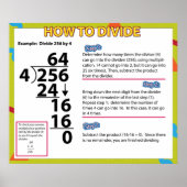 Wie man Math Poster aufteilt (Vorne)