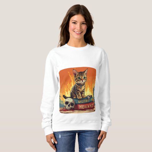 Wie man Menschen zerstört Sweatshirt (Vorne ganz)