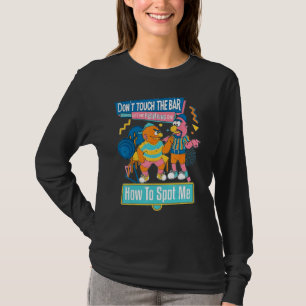 Wie man mich im Fitnessstudio beim Gewichtheben Bo T-Shirt