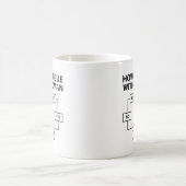 Wie man mit einer Frau argumentiert Kaffeetasse (Mittel)