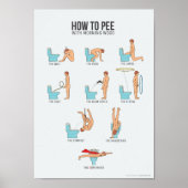 Wie man mit Morgenholz pinkelt (passt auf alle A4- Poster (Vorne)