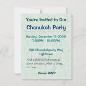 Wie man Party Einladungen Chanukkas Chanukah (Rückseite)