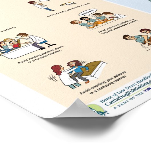 Wie man Patienten auf Gekümmert Weise behandelt un Poster (Ecke)