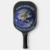 Wie man Pickleball spielt Pickleball Schläger (Vorderseite)