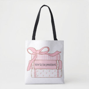 Wie man Präsident wird Girly Books Design   Cute P Tasche