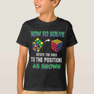 Wie man Puzzle Cube löst T-Shirt