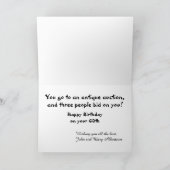 Wie man sagt, ob man älter wird, Spaß zum Geburtst Karte (Innenseite)