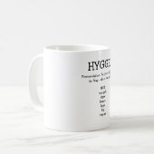 Wie man SAY HYGGE Funny Custom Tasse Pronounce (Vorderseite Links)