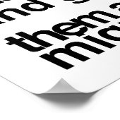 Wie man seine Designer-Freunde ärgert Poster (Ecke)