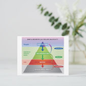 Wie man seine Träume in ein Realitätsdiagramm mani Postkarte (Stehend Vorderseite)