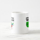 Wie man spricht "Merican Funny Mug Kaffeetasse (Mittel)