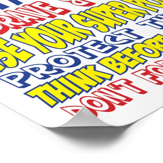 Wie man Superheld Print wird Poster (Ecke)