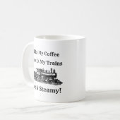 Wie mein Kaffee kann die gleiche bei Trains Hot &  Kaffeetasse (Vorderseite Links)