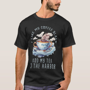 Wie mein Kaffee schwarz und Tee in der Briefmarke 