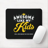 Wie mein Kind lustiges Vatertagsgeschenk Mousepad (Mit Mouse)