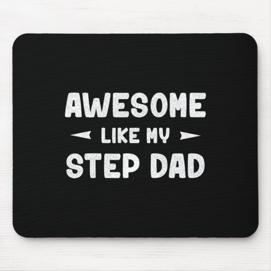 Wie mein Step Vater Funny Vathday Geschenke Kinder Mousepad (Vorne)