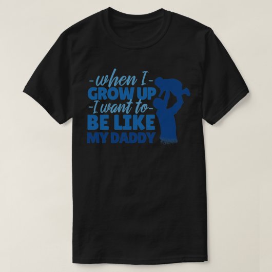 Wie mein Vater T-Shirt (Design vorne)