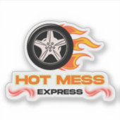 WIE MESS EXPRESS AUFKLEBER (Vorderseite)