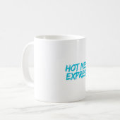 WIE MESS EXPRESS KAFFEETASSE (Vorderseite Links)