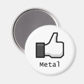 Wie Metall Magnet (Vorderseite/Rückseite)