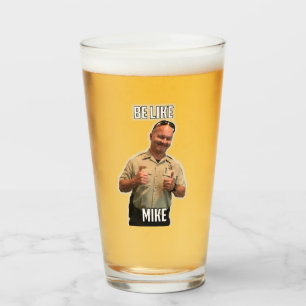 Wie Mike Pint Glass Glas