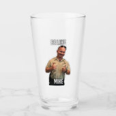 Wie Mike Pint Glass Glas (Vorderseite)