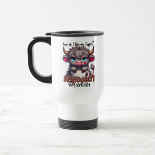 Wie nehme ich meinen Kaffee? Ernst Sehr Ernst  Reisebecher