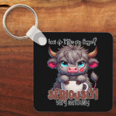 Wie nehme ich meinen Kaffee? Ernst Sehr Ernst Schlüsselanhänger (Vorderseite)