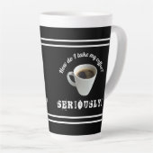 Wie nehme ich meinen Kaffee? Latte Tasse (Rechte Ecke)