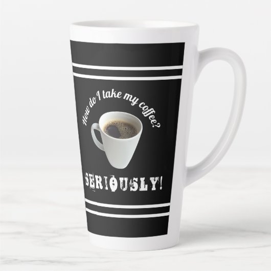 Wie nehme ich meinen Kaffee? Latte Tasse (Rechts)