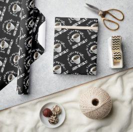 Wie nehme ich meinen Kaffee? Schleifpapier Geschenkpapier