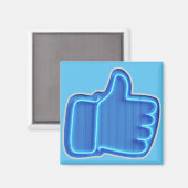 Wie Neon Hand Design anpassen Magnet (Vorderseite/Rückseite)