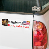 Wie Nero ist Obama Fiedeln/Golf spielend, da US Autoaufkleber (Auf Lkw)