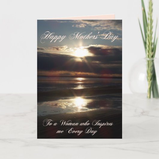 WIE OBEN, SO UNTER MUTTER TAGESKARTE KARTE (Vorderseite)