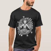 Wie oben so unter Satan Baphomet Leviathan Cross T-Shirt (Vorderseite)