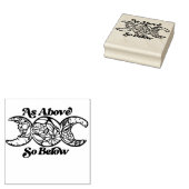 Wie oben so unter Triple Moon Symbol Gummistempel (Stempel)